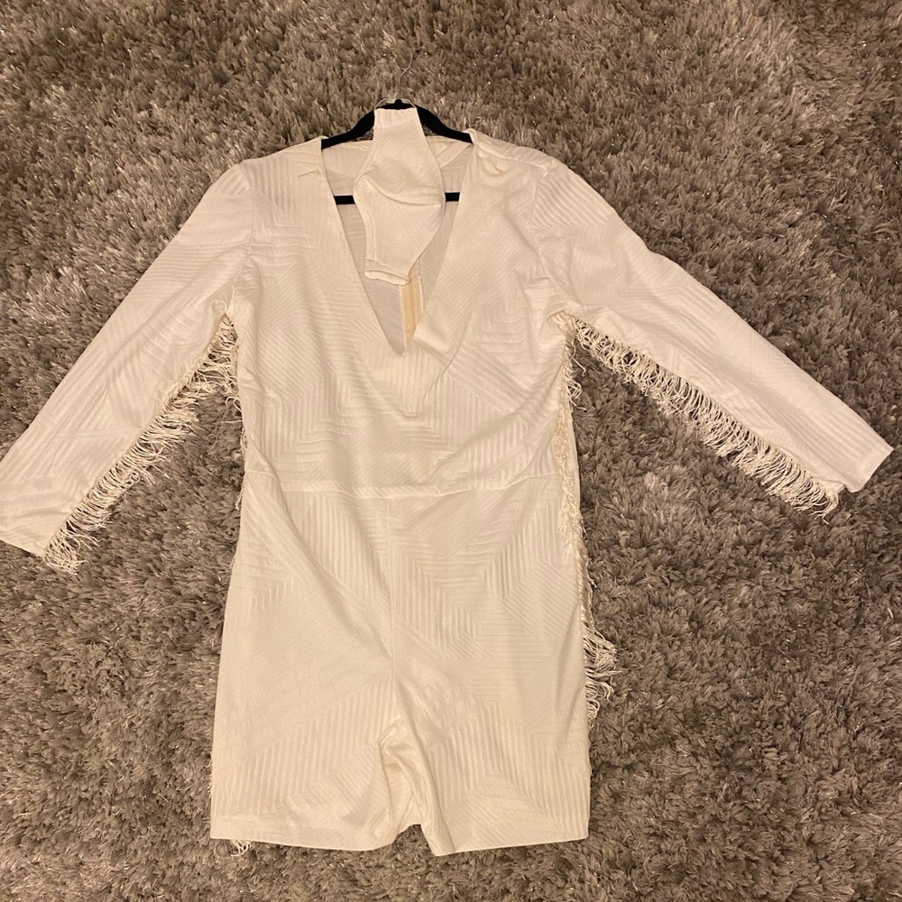 🎉🎉 Brand new  all white custom jumpsuit